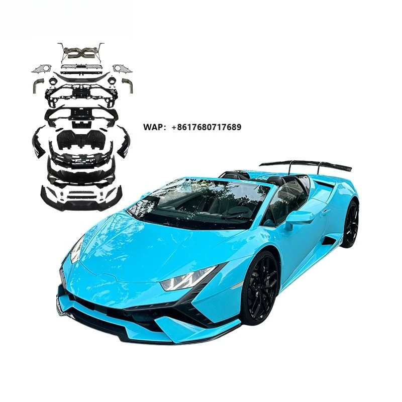 Carbon Fiber Mixed PP Conversion Body Kit Tecnica Style for  Huracan