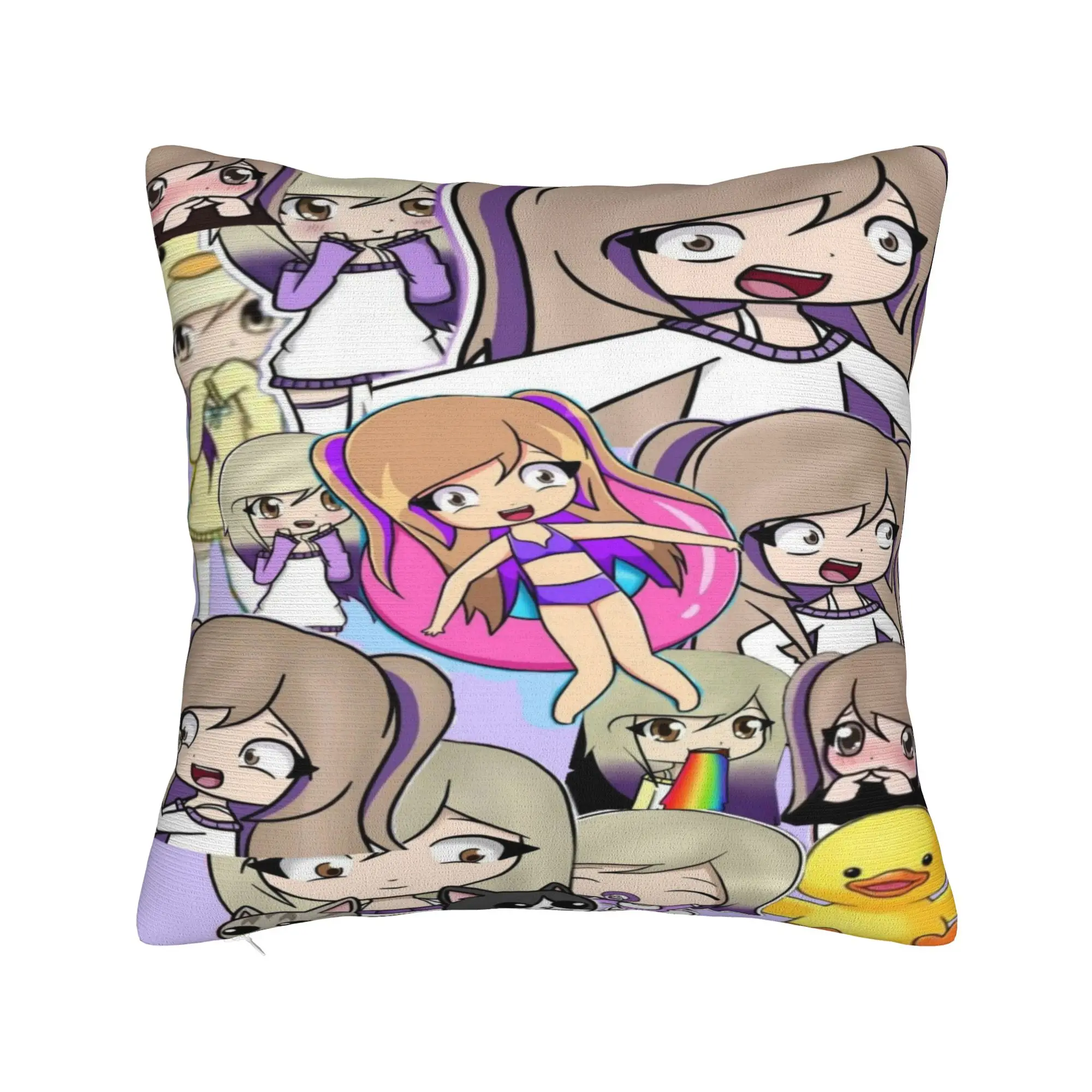 Relax Dense Real Mix Collage Lyna Vallejos Pillowcases  Cute Funny Pillow Case For Office Car Home Decor Custom Pillow Cover