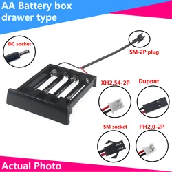 Electric lock battery box Store lock battery bin Electronic lock battery box 5 4 electronic lock battery holder 5 6V