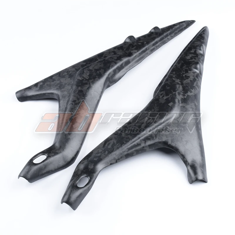 Motorcycle Frame Heat Shield Side Cover For Ducati Panigale V4 S 2019-2023 Full Carbon Fiber 100%