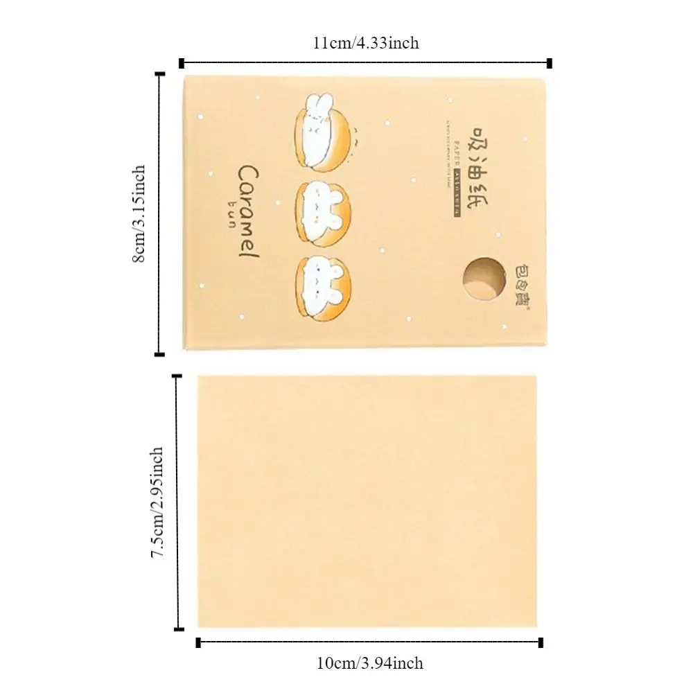 Cute Cartoon Facial Absorbent Paper Face Cleanser Skin Care Blotting Sheets Oil Removal Makeup Tool Facial Clean Paper Makeup