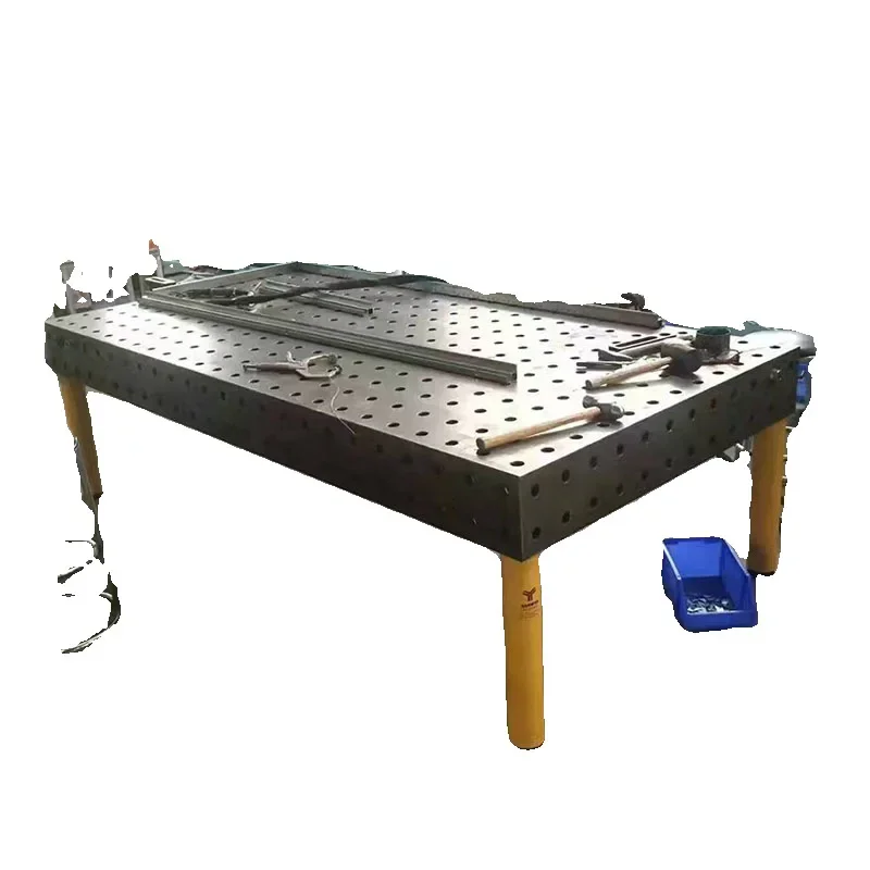 Cast iron three-dimensional flexible welding platform, tooling fixture Pig iron porous positioning assembly flat table