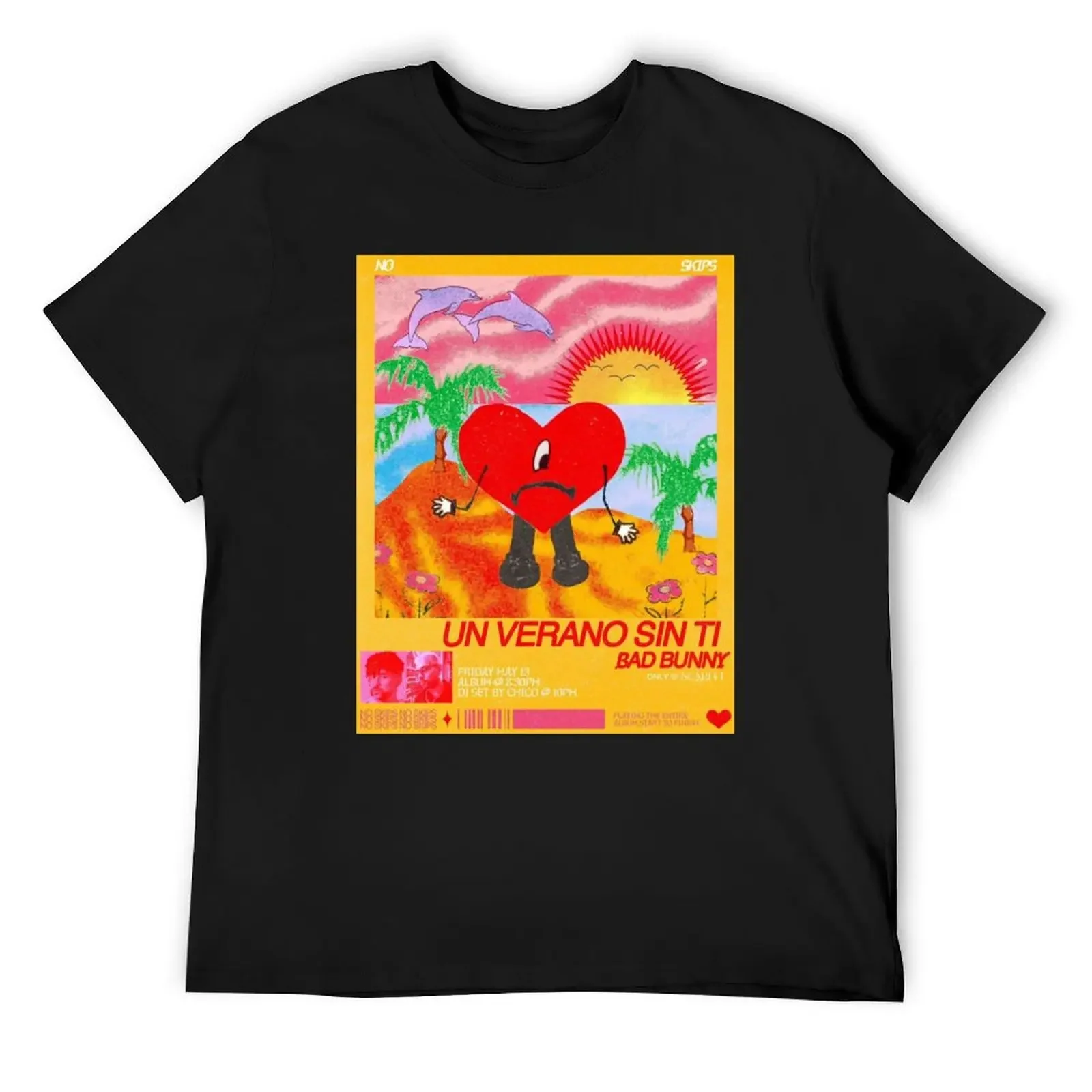 

Bunny Un Vernao Sin Ti Sun T-Shirt man t shirt oversized t shirt workout shirts for men
