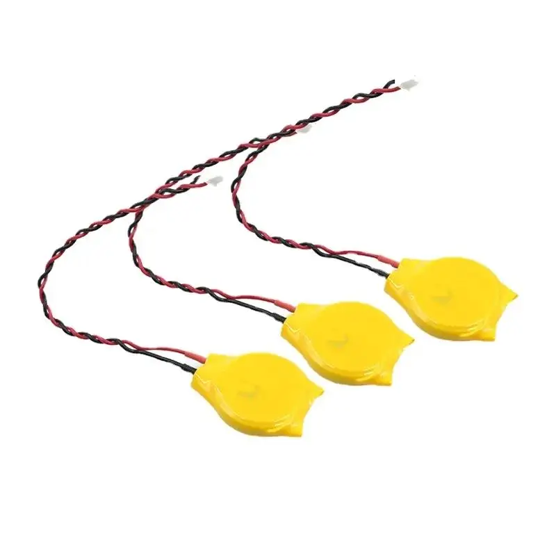 5 قطعة/الوحدة دفتر BIOS CMOS بطارية الكمبيوتر المحمول بطارية CR2032 1.25 مللي متر 2P 3P واجهة اللوحة الأم البطارية مع سلك 3 فولت