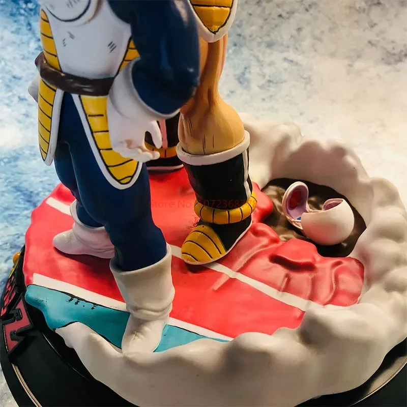 Figura de acción de Dragon Ball Vegeta Nappa, figura de traje espacial de pie, estatua de Pvc, modelo de adornos de escritorio, regalo de cumpleaños, 35cm, nuevo