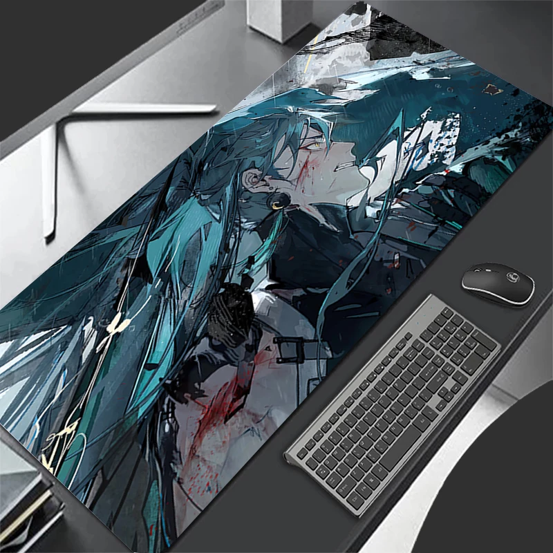 

Mousepad Computer Gaming Accessories Keyboard Pad Office PC Rubber Mouse Pad W-wuthering Waves Jiyan Decoracion Desk Mouse Mat
