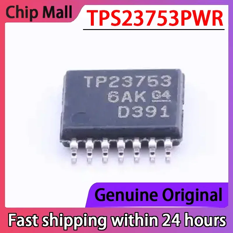 

5PCS TPS23753PWR Screen Printed TP23753 Converter Chip Packaging TSSOP14 Brand New