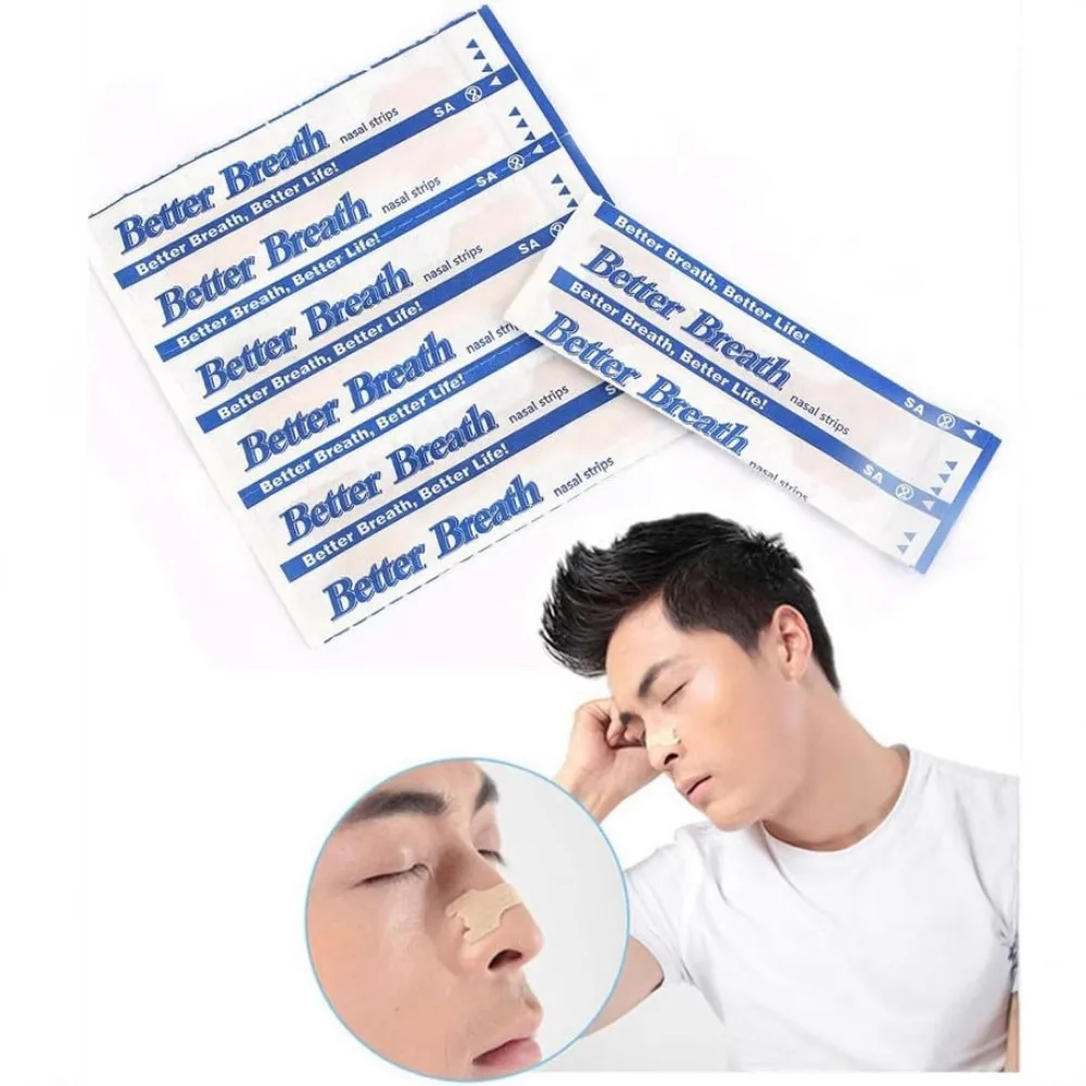 1/2/4/6pcs Breathing Nasal Strips Right Way Stop Snoring Anti Snoring Strips Easier Better Breathe Sleep Aid Health Care