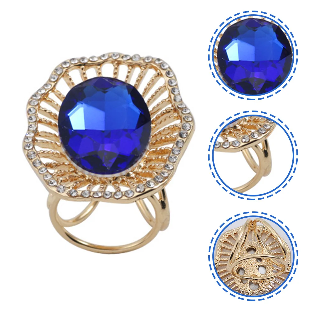 Fivela de lenço de cristal chique strass cachecol clipe durável liga prendedor leve xale fivela para roupas femininas acessório