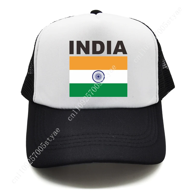 India Flag Trucker Caps Man Woman Baseball Cap Fashion Sunhat Adjustable Snapback Hat Outdoor Summer Breathable Dad Hats 3