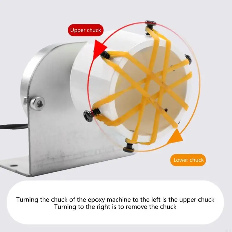Professional Fishing Rod Epoxy Winder Machine Adjustable Wire Wrapping Machine with Adjustable Rotation Speed Control