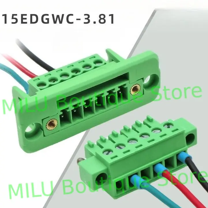 

1 комплект, шаг 15EDGWC 3,81 мм, 2P/3P/4P/5P/6P/8P/9P/10P/12P/16P/18P/22P, сменный разъем клеммной колодки JM15EDGKM, шаг 3,81 мм
