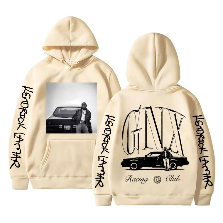 Kendrick Lamar Double Sided Prrint Hoodie Men Women Fleece Cotton Sweatshirt Oversized Hoodies Men\'s Hip Hop Fashion Streetwear