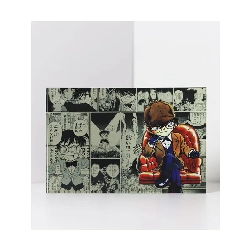 Detective Conan Homemade Birthdays Brick Acrylic Bricks and Peripheral Ornaments Anime Peripheral Game Collection Card Holiday