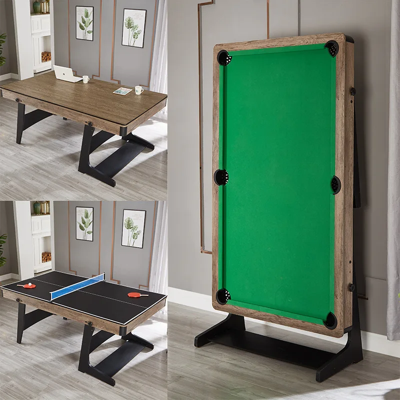 

Modern 4/5/6ft 3-in-1 Foldable Multi-Function Pool Table for Kids & Adults