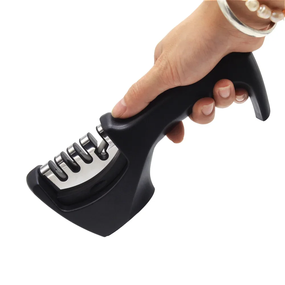 Knife sharpener Home fast cutting edge professional sharp scissors, knives, kitchen multi-function whetstone tools lady