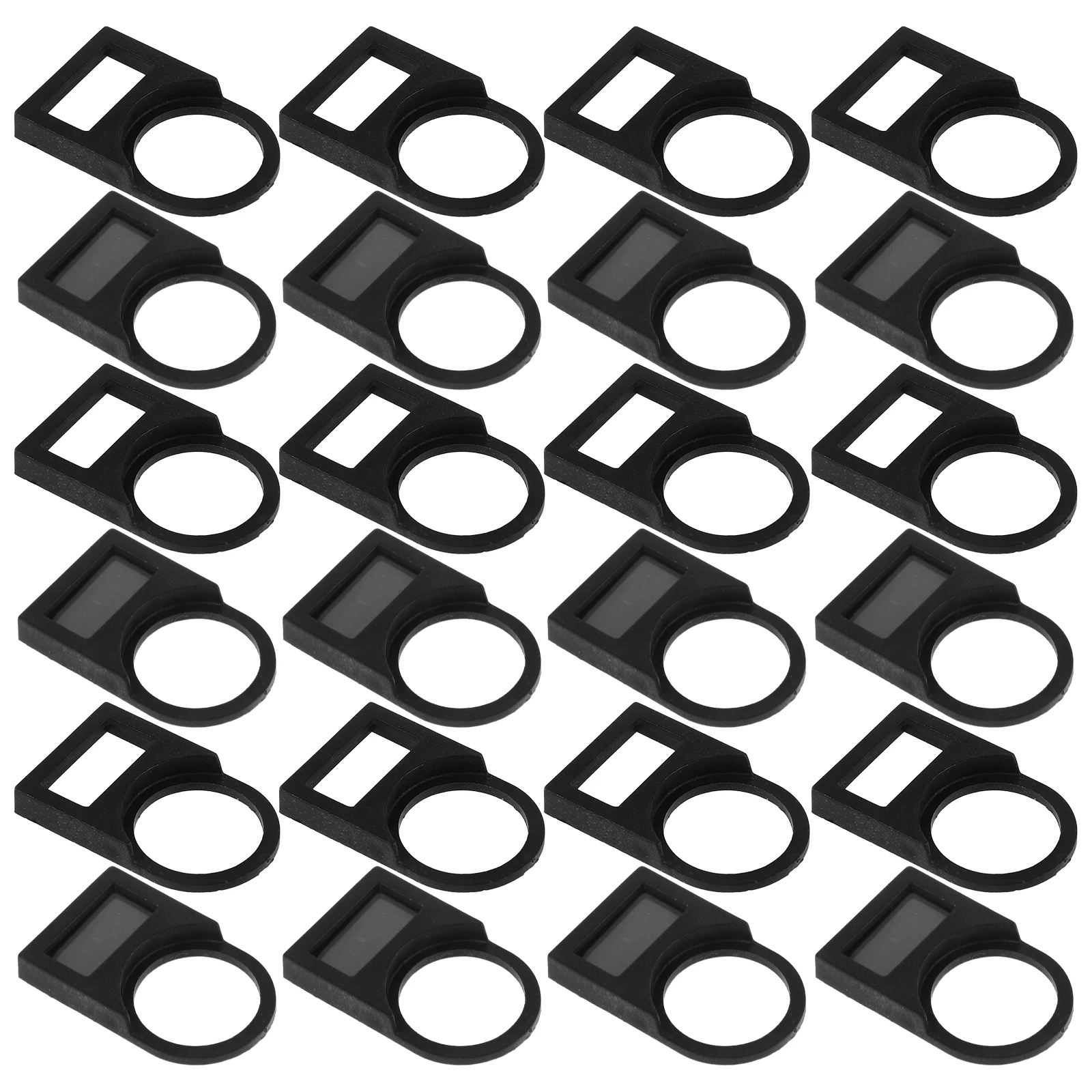 

Signal Light Button Switch Notice Board 100 Sets Replacement Plastic Push Frame Blank Electrical Identification Sign