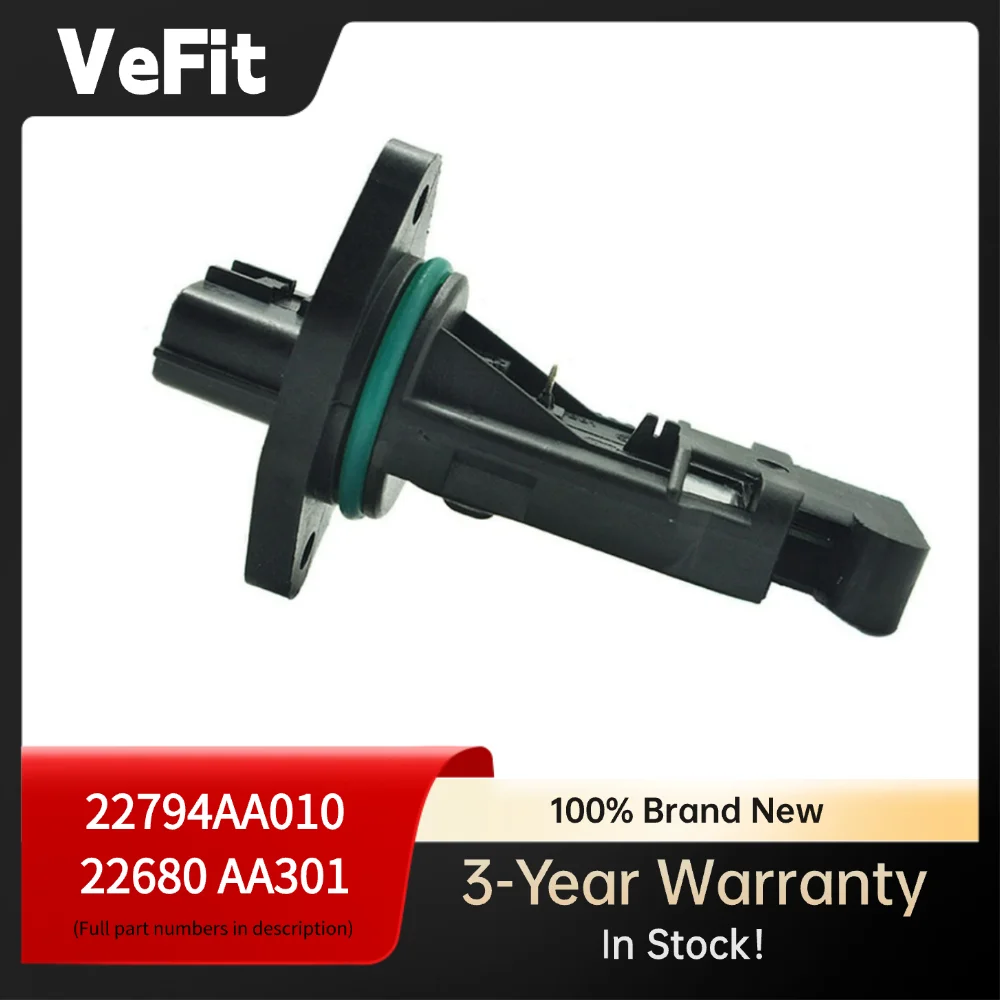 

Для Subaru MAF Sensor Meter 22794-AA010 22680-AA301 подходит для Impreza GC/GF/GFC 2.0L 1992-2000 и Legacy MK3 Forester SF 1997-2002