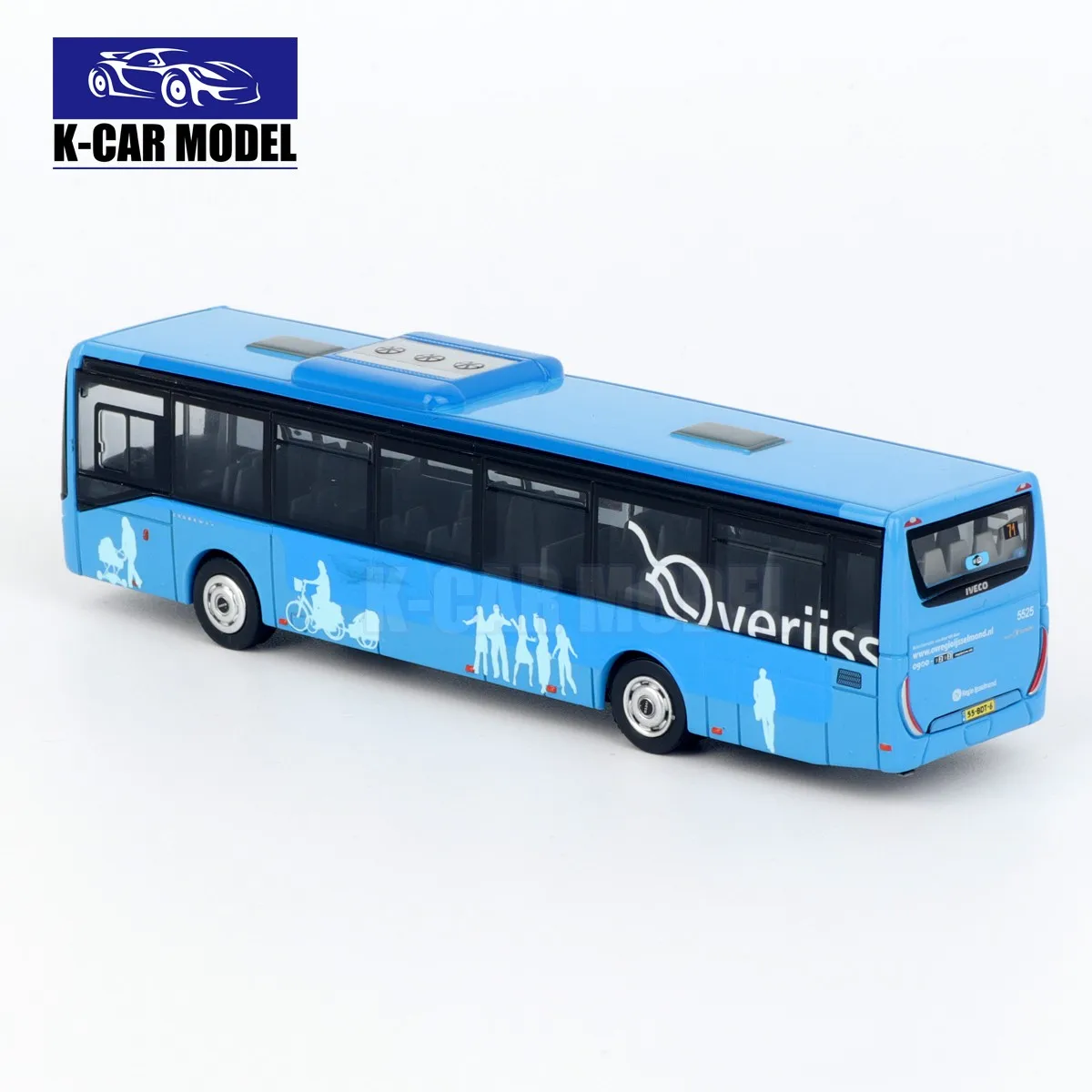 NOREV-Holland City Bus plástico simulação carro modelo brinquedo, 1/87