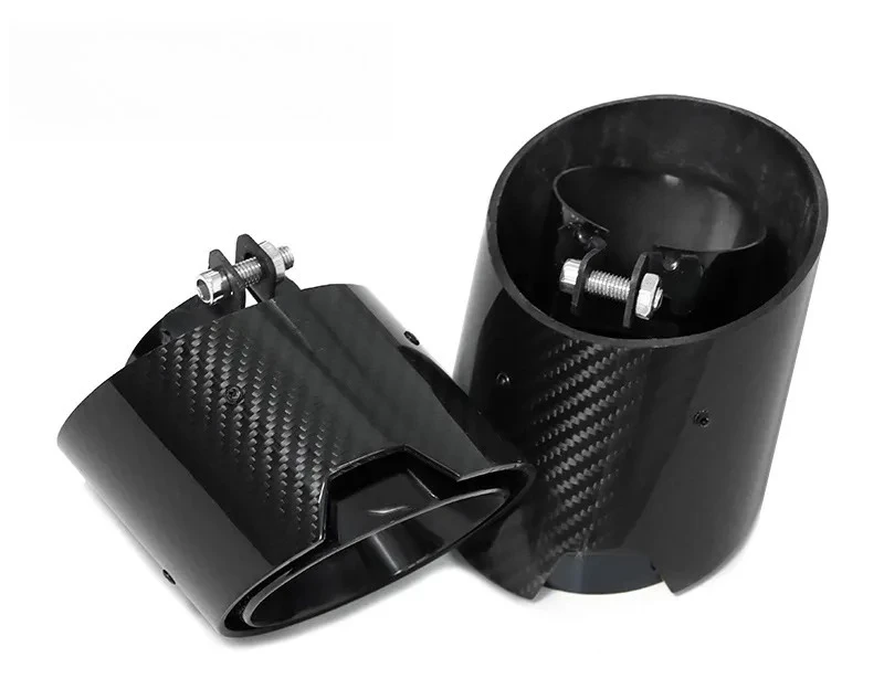 MP Carbon Fiber Exhaust Tip Compatible with BMW 3 Series G20 4 Series G22 320i 425i 430i 2019-2023 Stylish M Performance Look
