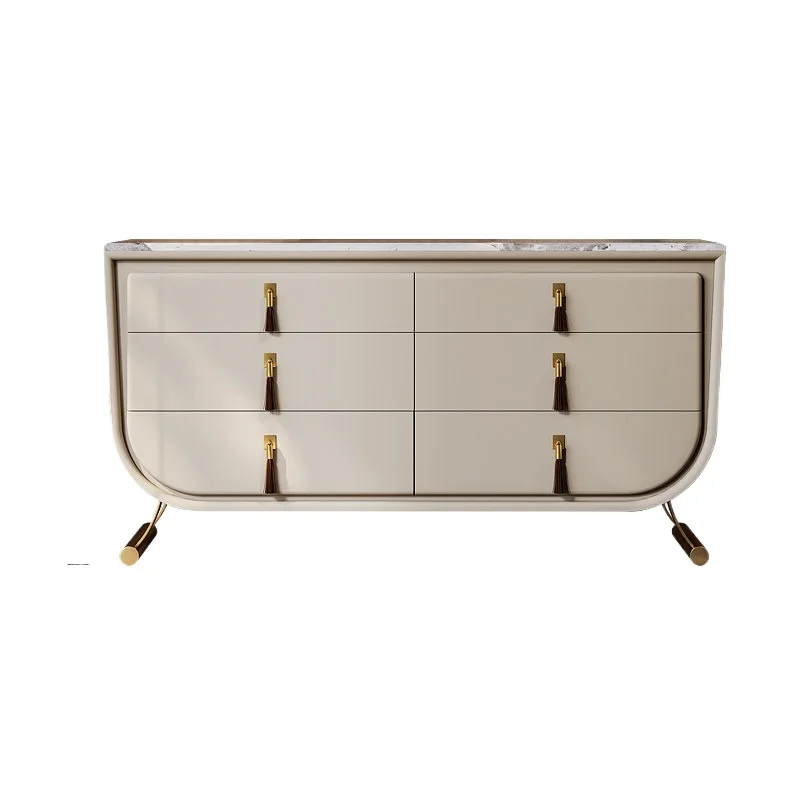 LMM light luxury Italian bedroom TV cabinet bedside storage cabinet