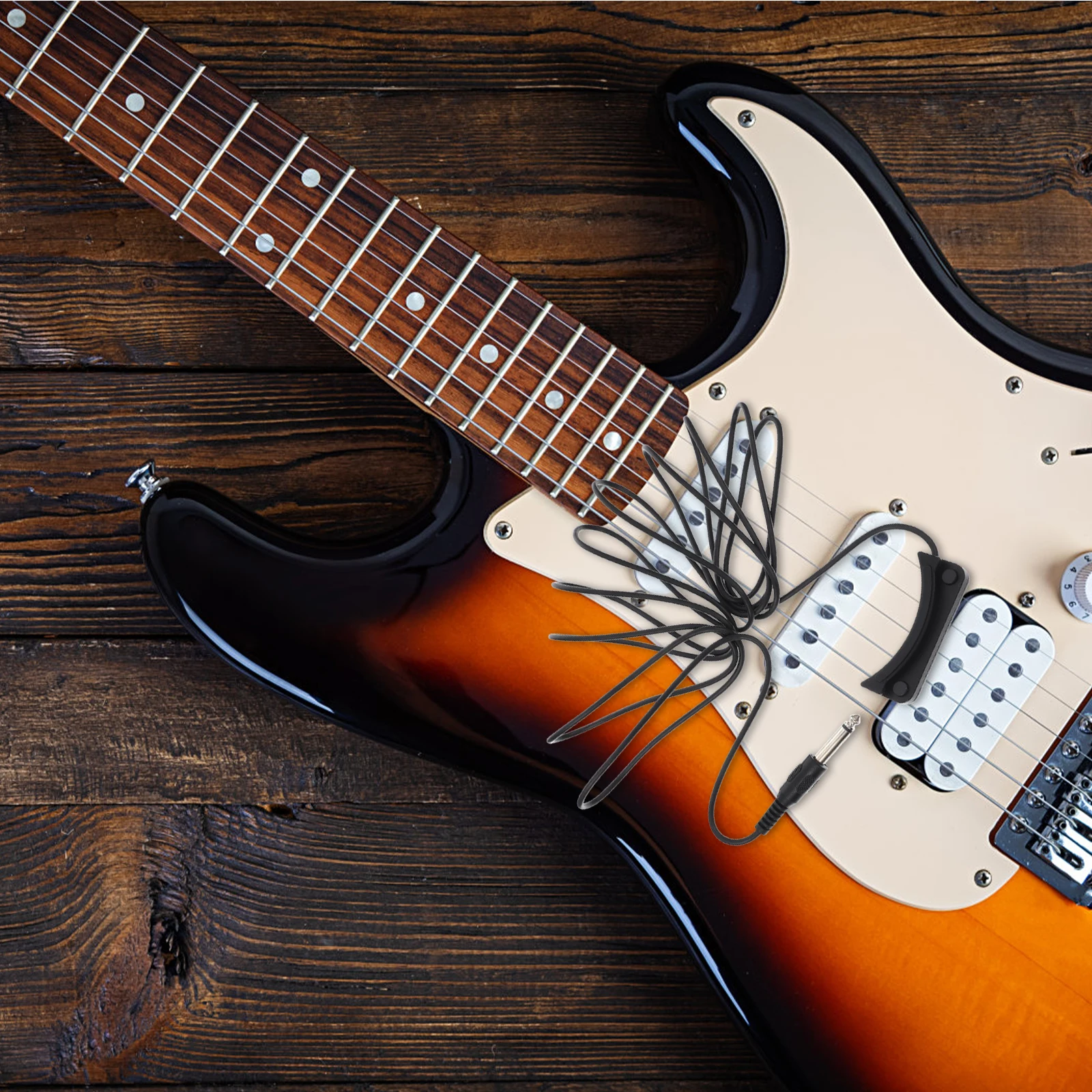 

Guitar Pickups Modified Electric Contacts Folk Piezoelectric for Acoustic Practical Durable Banjo Bass Accessories