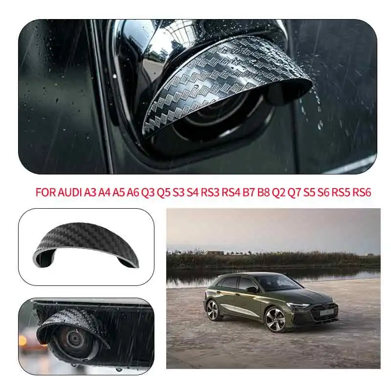 Car Rear View Camera Rain Shield For Audi PVC Soft Rubber Backup Camera Lens Rain Cover