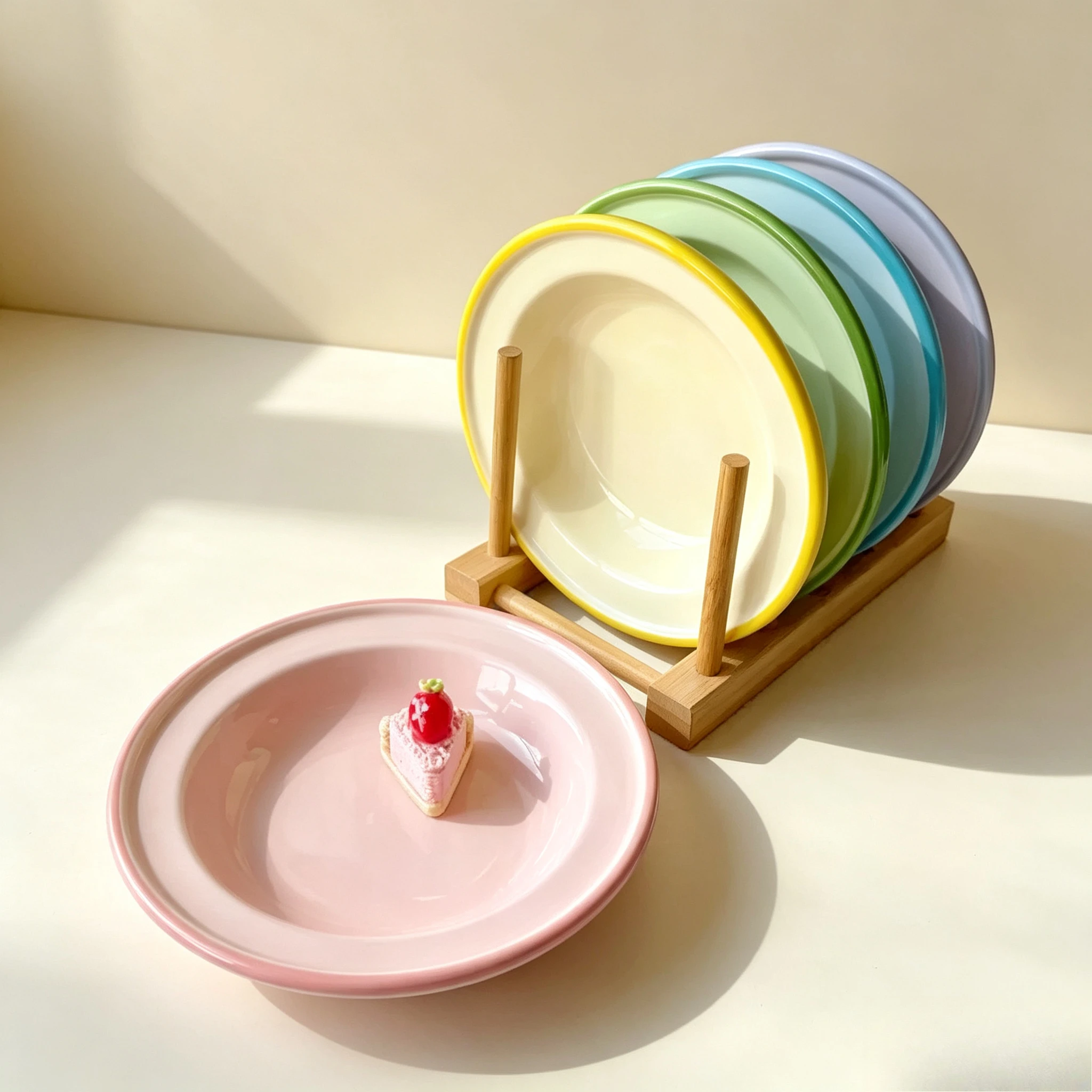 Vintage Oval Ceramic Fish Plate Korean Style Soup Salad Pasta Serving Dish Tableware, Customized