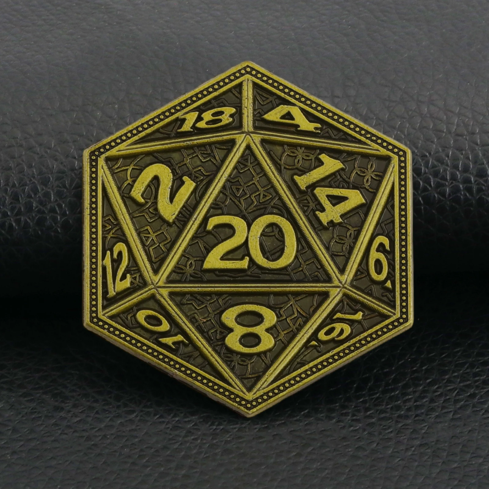 Dungeons & Dragons Coin Keychain, Gaming Gift