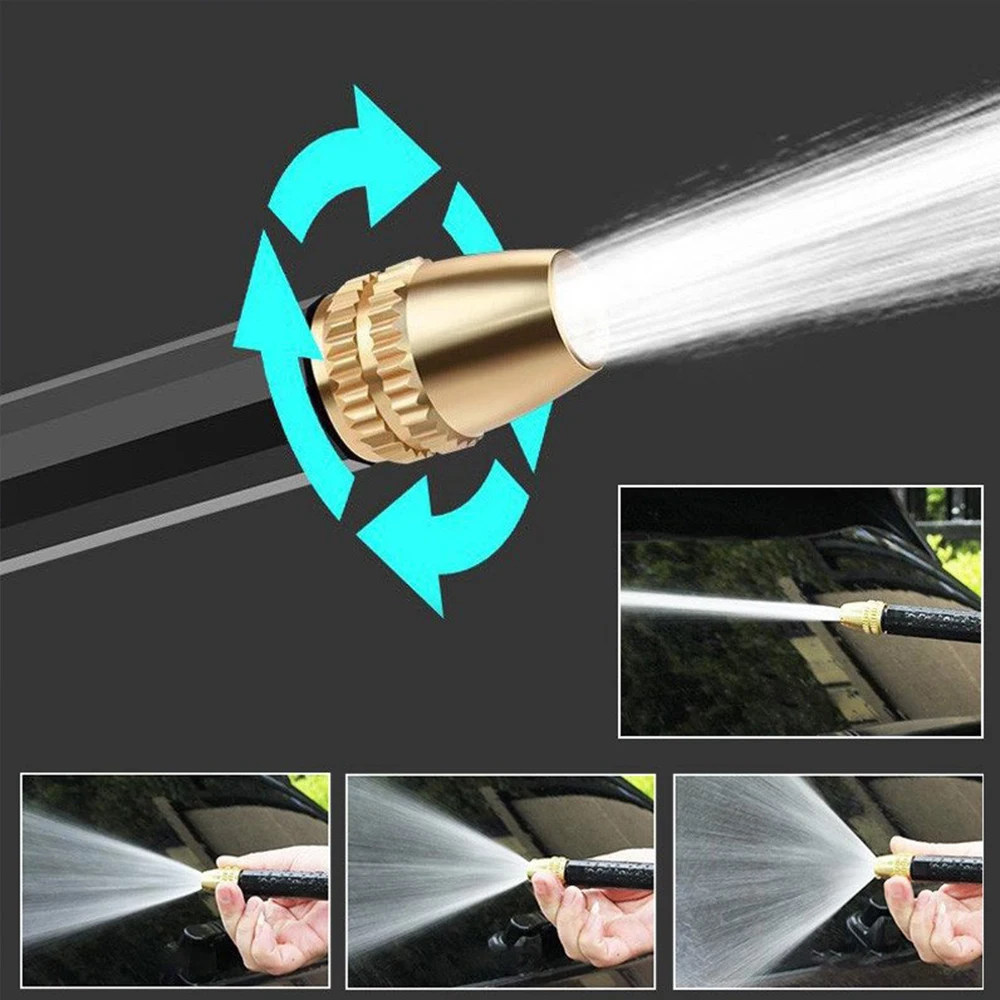 High Pressure Water Gun for Car Washing, Garden Watering & Pet Bathing – 4 Spray Modes, Brass Nozzle, Multi-Use Cleaning Tool