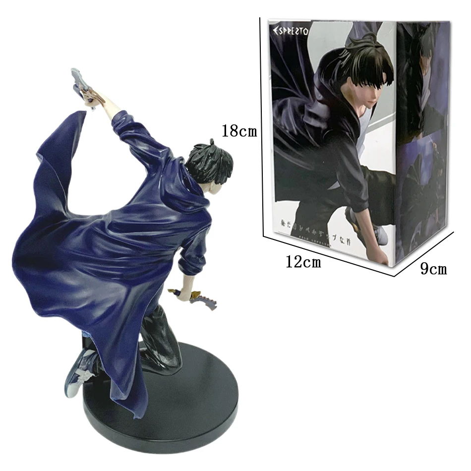 21cm In Stock Solo Levelings Anime Version Figure -Sung Jinwoo Action Figure PVC Collect Model Figure Display Anime Merchandise