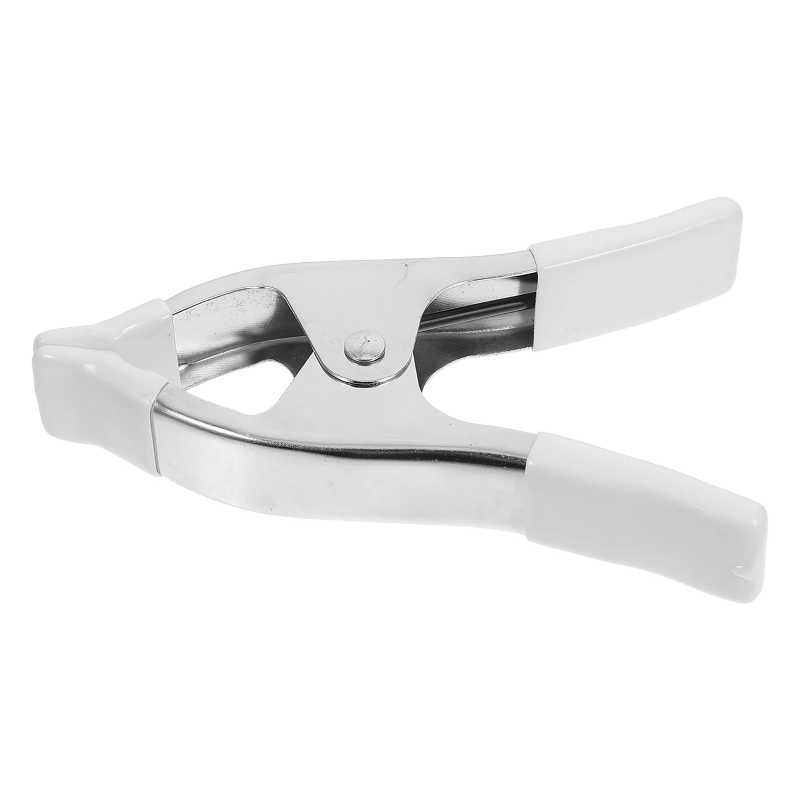

Nickel-plated A-shaped Spring Clamps 6-inch Heavy Duty PVC Cover Photography Backdrop Craft Projects Metal Grip Large Clips
