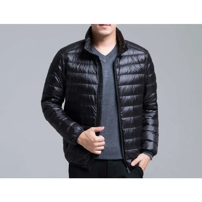 

Men's Lightweight Down Jacket Fashionable Cold Resistant Warm Outdoor Hiking Cycling Tourism Camping Men's Mountaineering Jacket