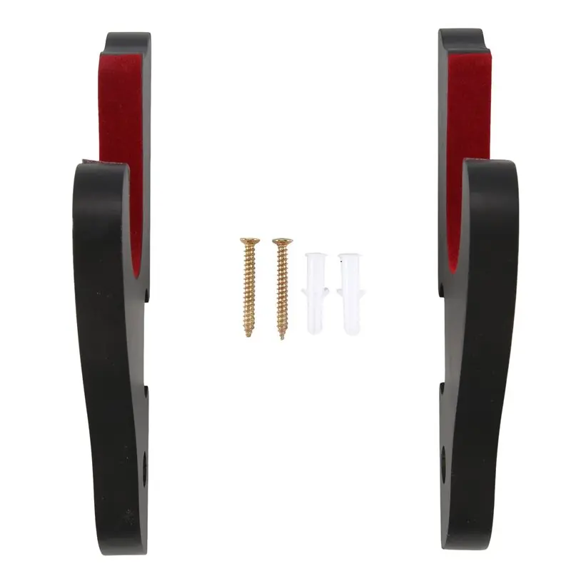 

Sword Wall Mount 2/Set 1-Tier Padded Hook Katana Holder Adjustable Display Hanger For Samurai Sword Tanto Limited Time Offer