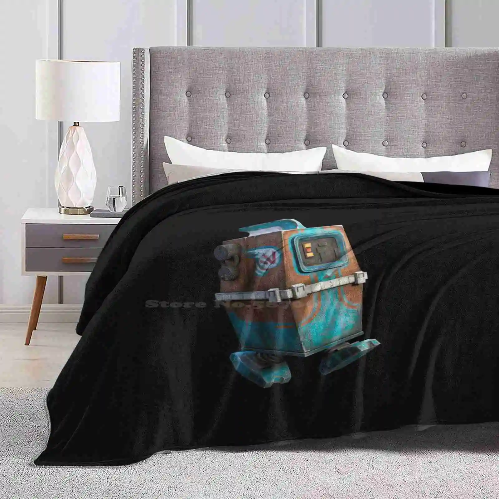 Speedy The Gonk Droid Best Selling Room Household Flannel Blanket Clone Wars Fanart Gonkdroid Bad Batch Robot Speedy Captain