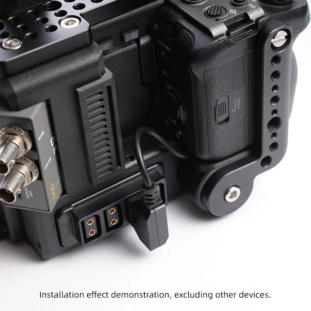 D-tap  Dummy Battery Compatible with FANGTUO M5VPRO/m5vlite/X3V / E1V / A7CX / A6V Camera Cage, for Sony Cinema Cameras FX5