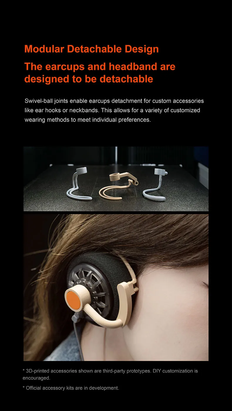 MOONDROP OLD FASHIONED On-Ear-Kopfhörer 40mm Großer Dynamischer Treiber 0,78-2-Pin 3,5mm Stecker – Detail 7