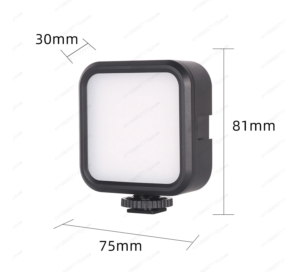 Mini RGB Fill Light for GoPro 11/10/9, Camera Phone Pocket Light with Hot Shoe Mount, Portable LED Video Light