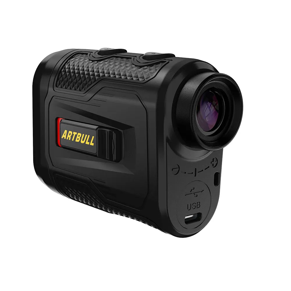7 Modes 650m Rechargeable With Magnet Slope Adjusted Flag-Lock Vibration Laser Distance Meter Rangefinder Golf Magnet