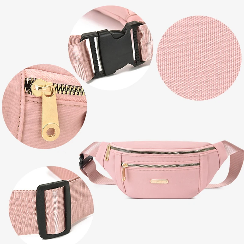 Nieuwe Dames Heuptassen Voor Dames Oxford Vrijetijdskleur Borsttas Schouder Crossbody Heuptassen Handtassen Dames Messenger Riem Tassen