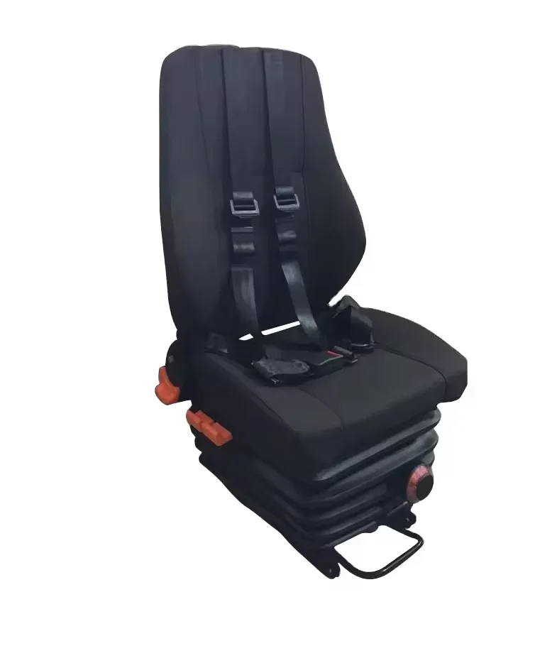 Factory  Price Mechanical Suspension Seat heavy duty bus truck driver seat With 4 point safety belt