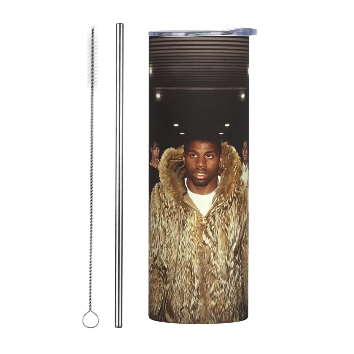 Family Crew Magic Smile Po Stainless Steel Tumbler Vacuum Insulated Mugs Thermal Cold Bottle Straw With Lid 20oz
