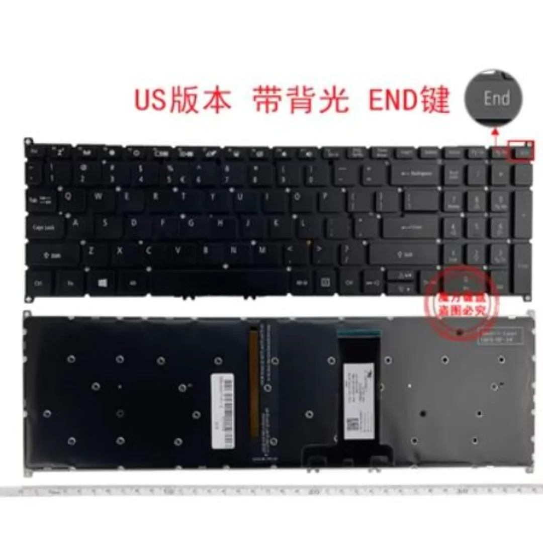 

US Backlit Keyboard for Acer Aspire 3 A317-32 A317-33 A317-51 A317-52 N17C2 A715-74G A715-75G N19C5 (END KEY)