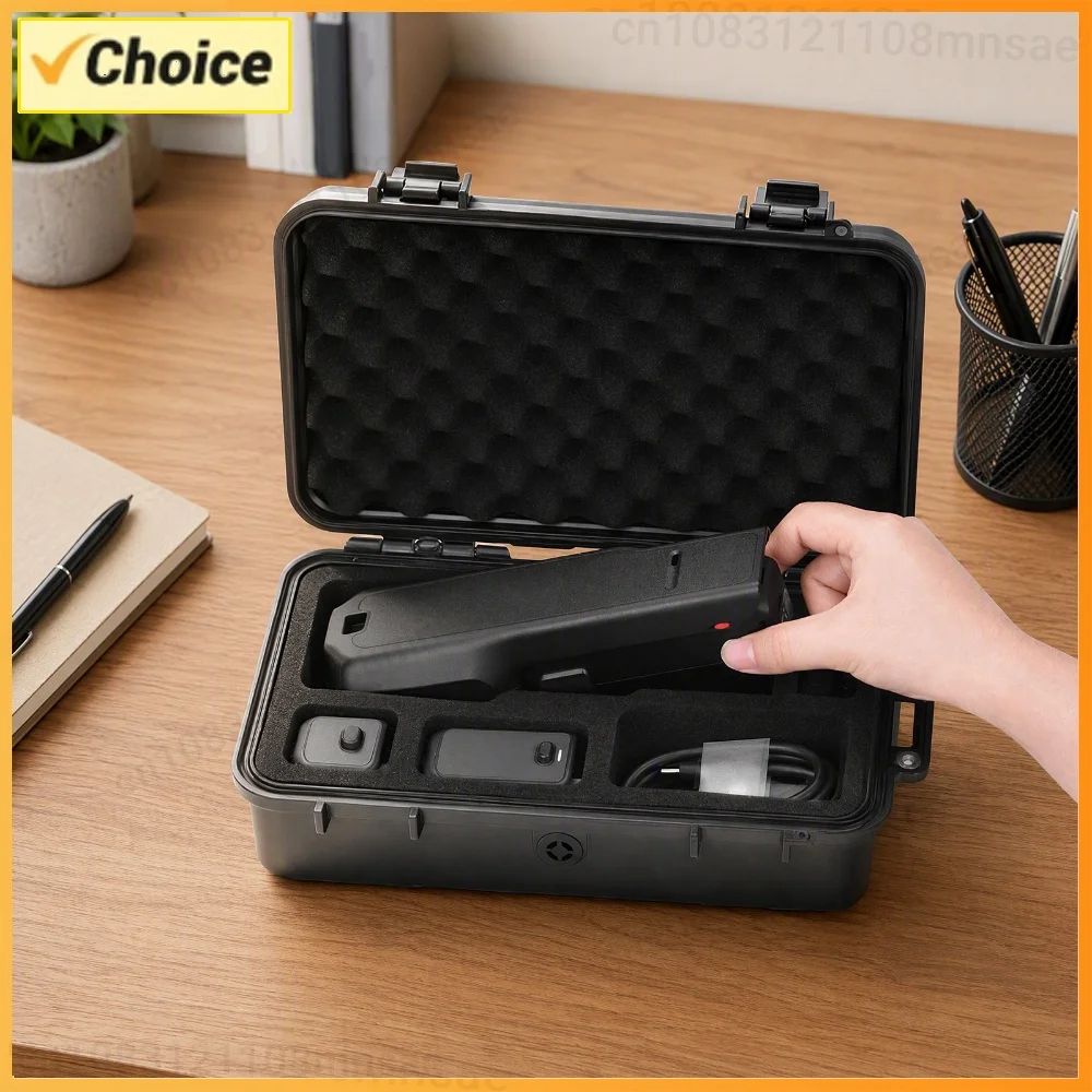 Compact Hard Case for Luna Ultra Waterproof Storage Box Foam Insert Clip Strap Included