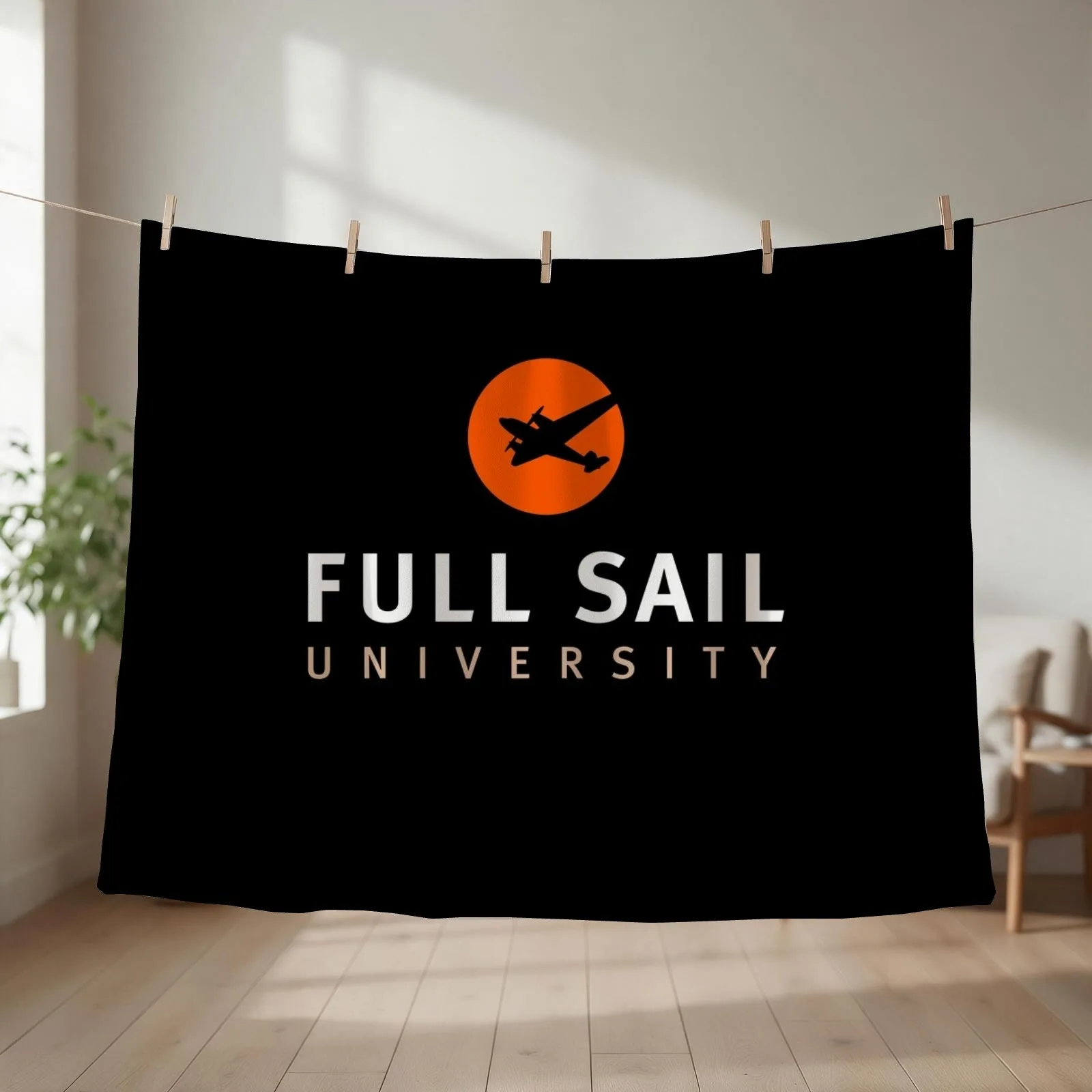 Full Sail University Black Throw Blanket Luxury Throw Flannels For Sofa Thin Heavy Blankets