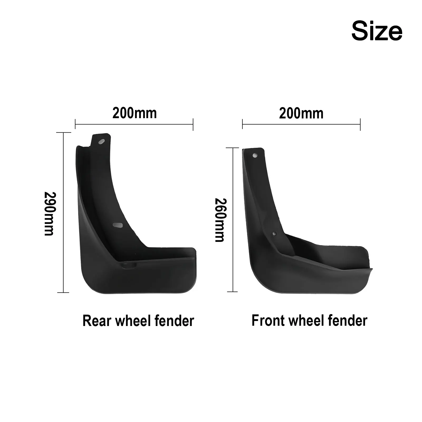 For Golf Mk7 GTD 2013-2019 Mud Guards GTD Hatchback Mud Flaps Dirt And Road Debris Protection Easy Installation