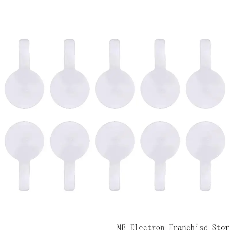 T5ea 작은 핸드 헬드 더블 사이드 화이트 보드 라운드 스퀘어 표지판 경매 패들