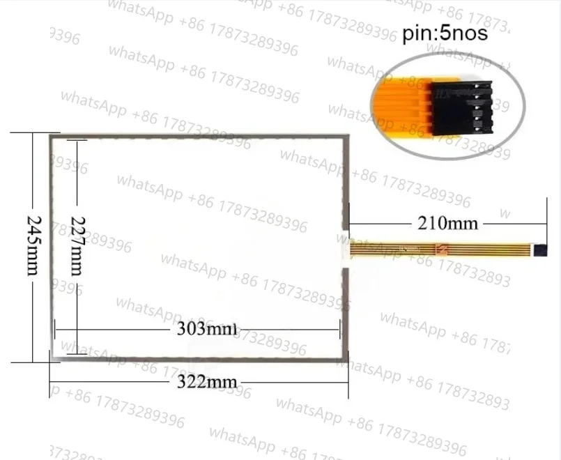 panneau-tactile-en-verre-avec-numeriseur-pour-gp-150f-5h-nb04b-ecran-tactile-gp-150f-5h-nb04b