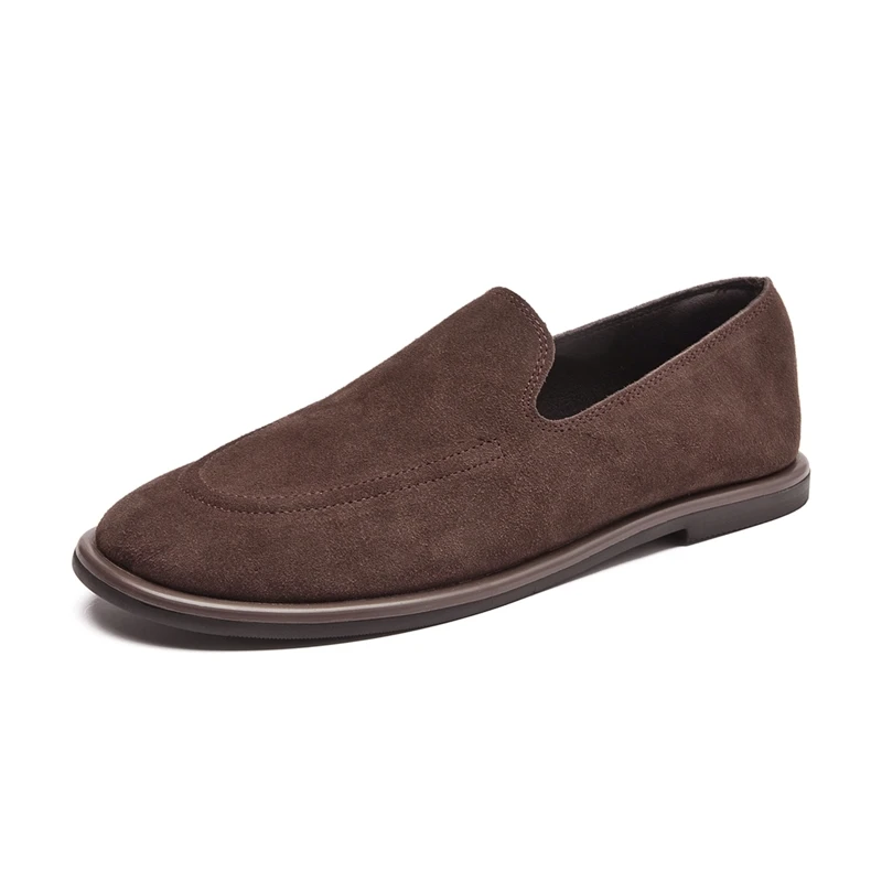 AIYUQI Loafers Women 2026 New Spring Round Toe One Foot Slip-on Shoes Women Soft Flats Shoes Women