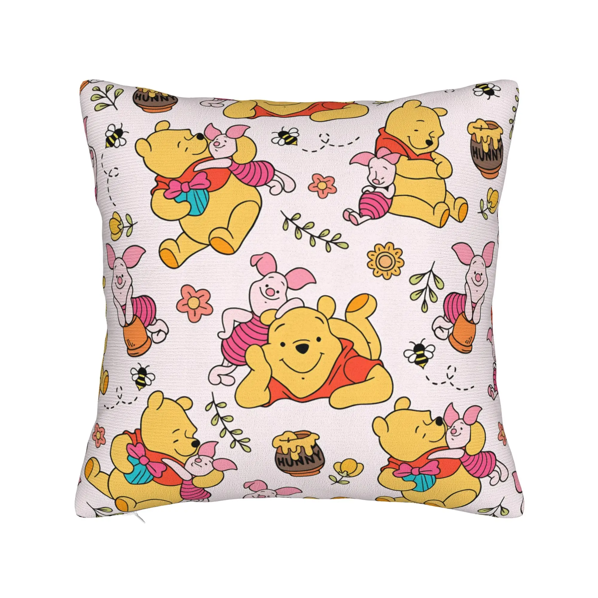Pillow Case W-Winnies the P-Pooh Print  Pillow Cover For Sofa Home Decor Novelty Pillowcases